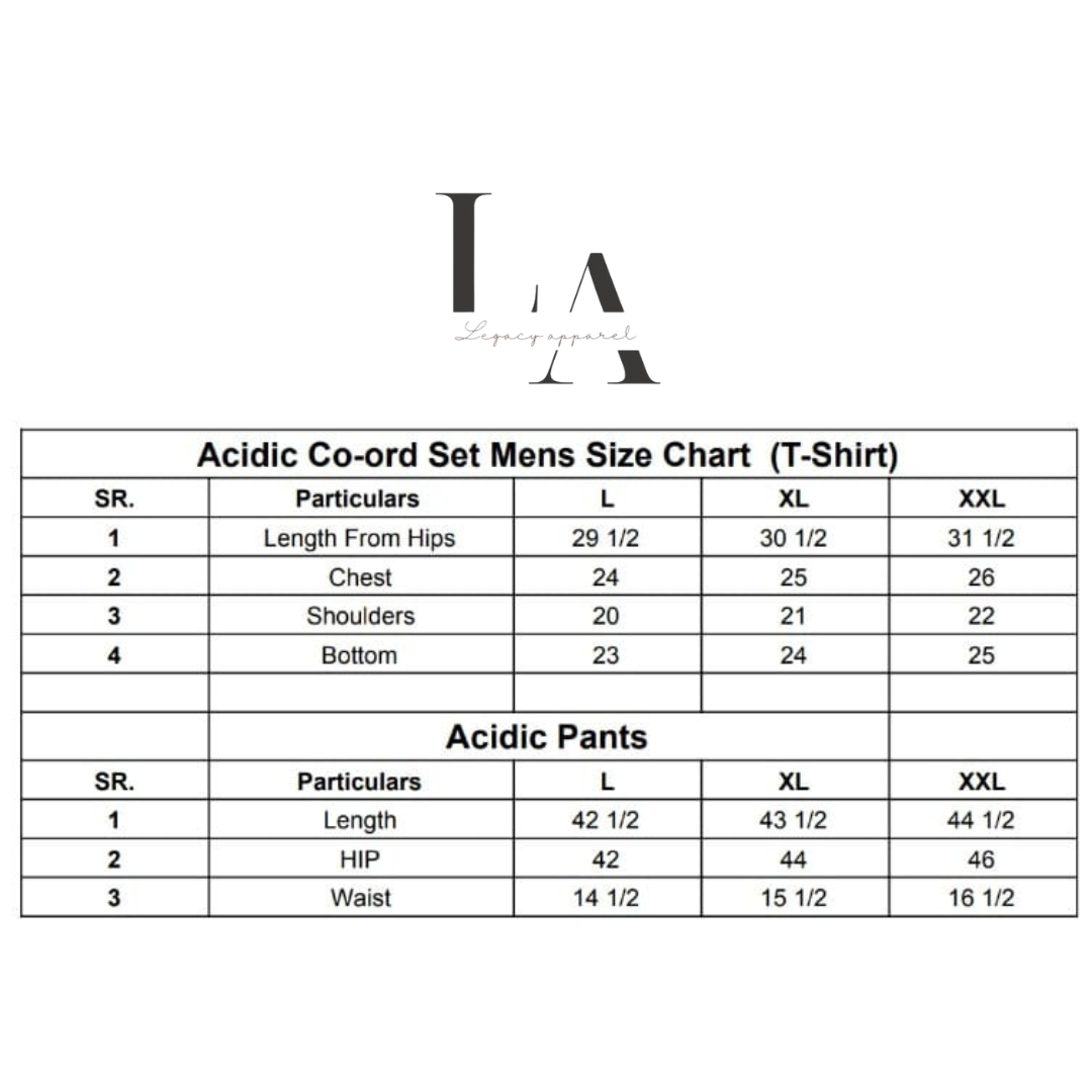 Acidic Co-ord Set Grey (Mens)