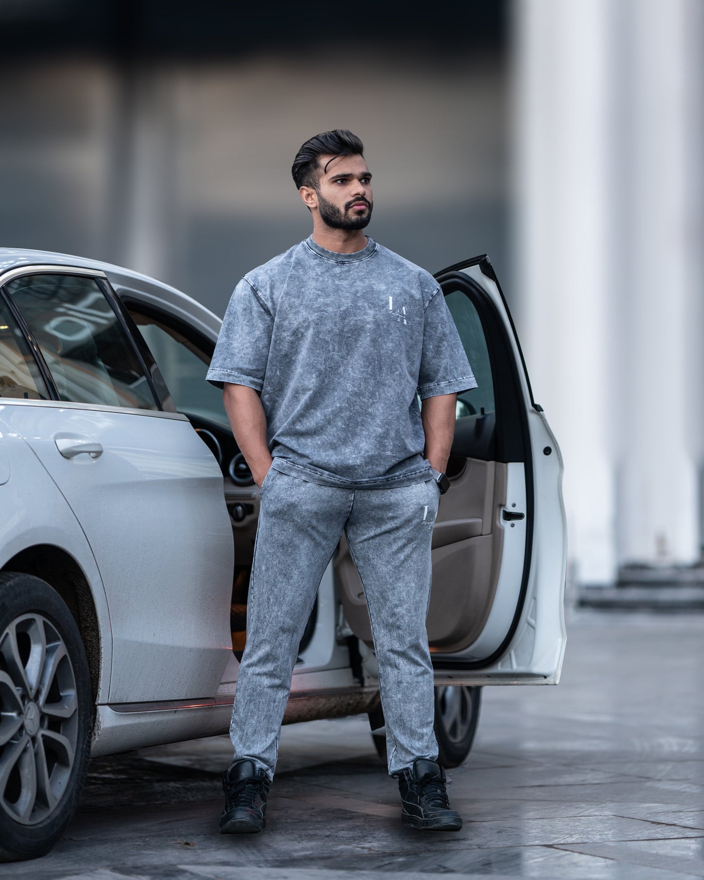 Acidic Co-ord Set Grey (Mens)