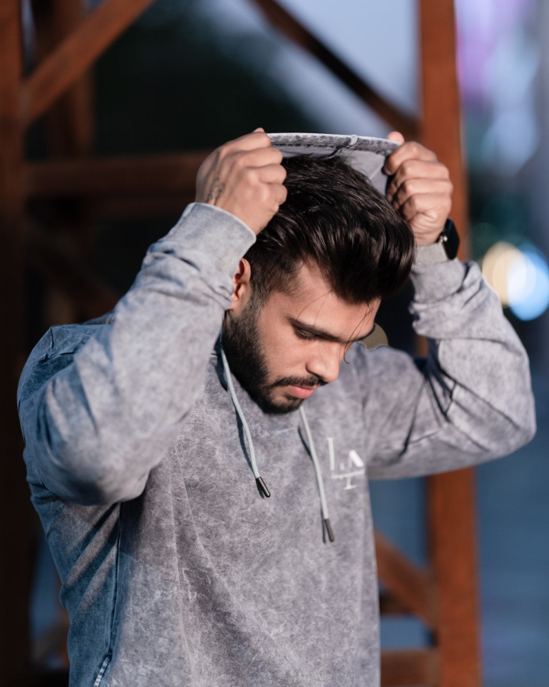 Acidic Hoodie Grey (Unisex) For Men & Women