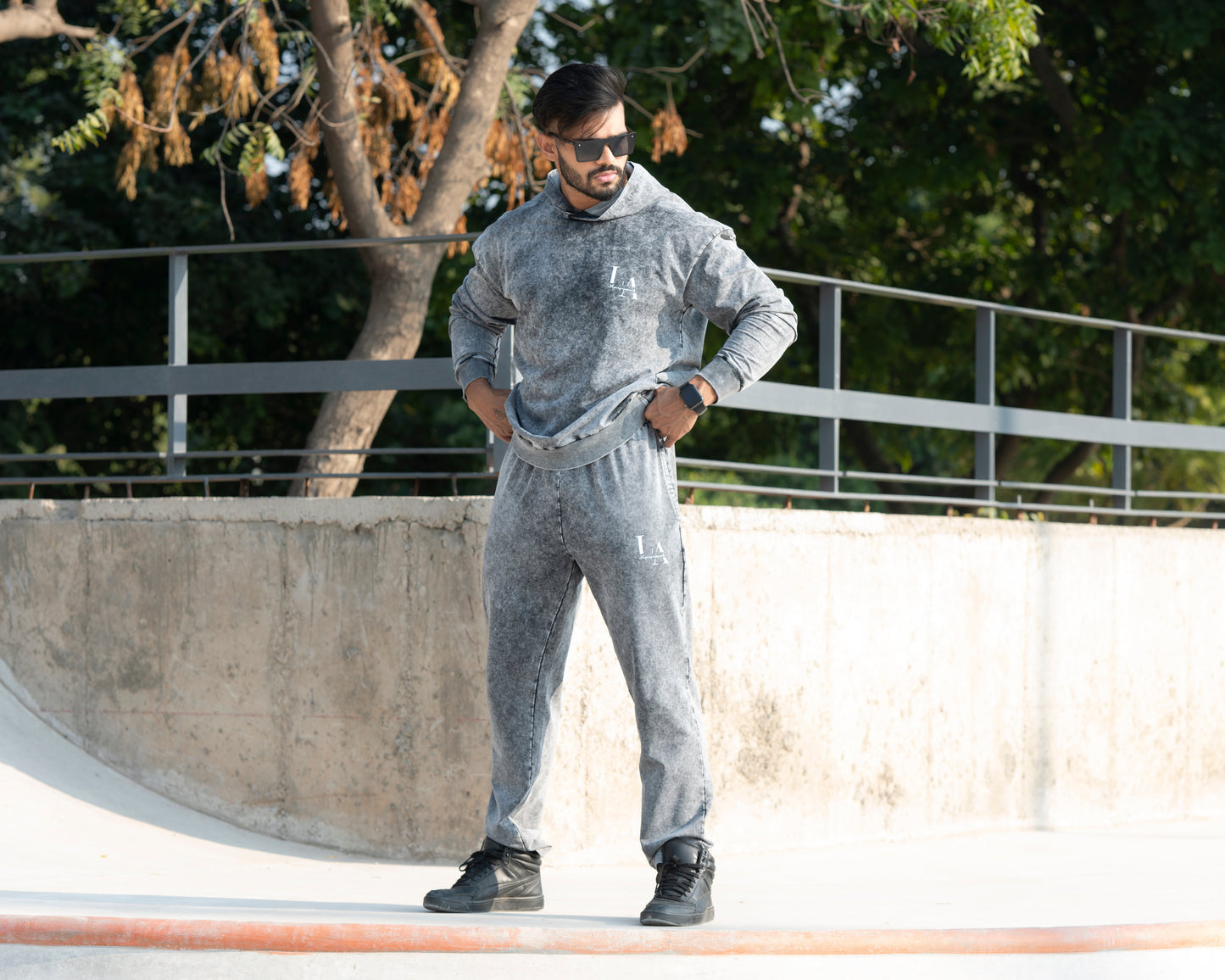 Acidic Hoodie Grey (Unisex) For Men & Women