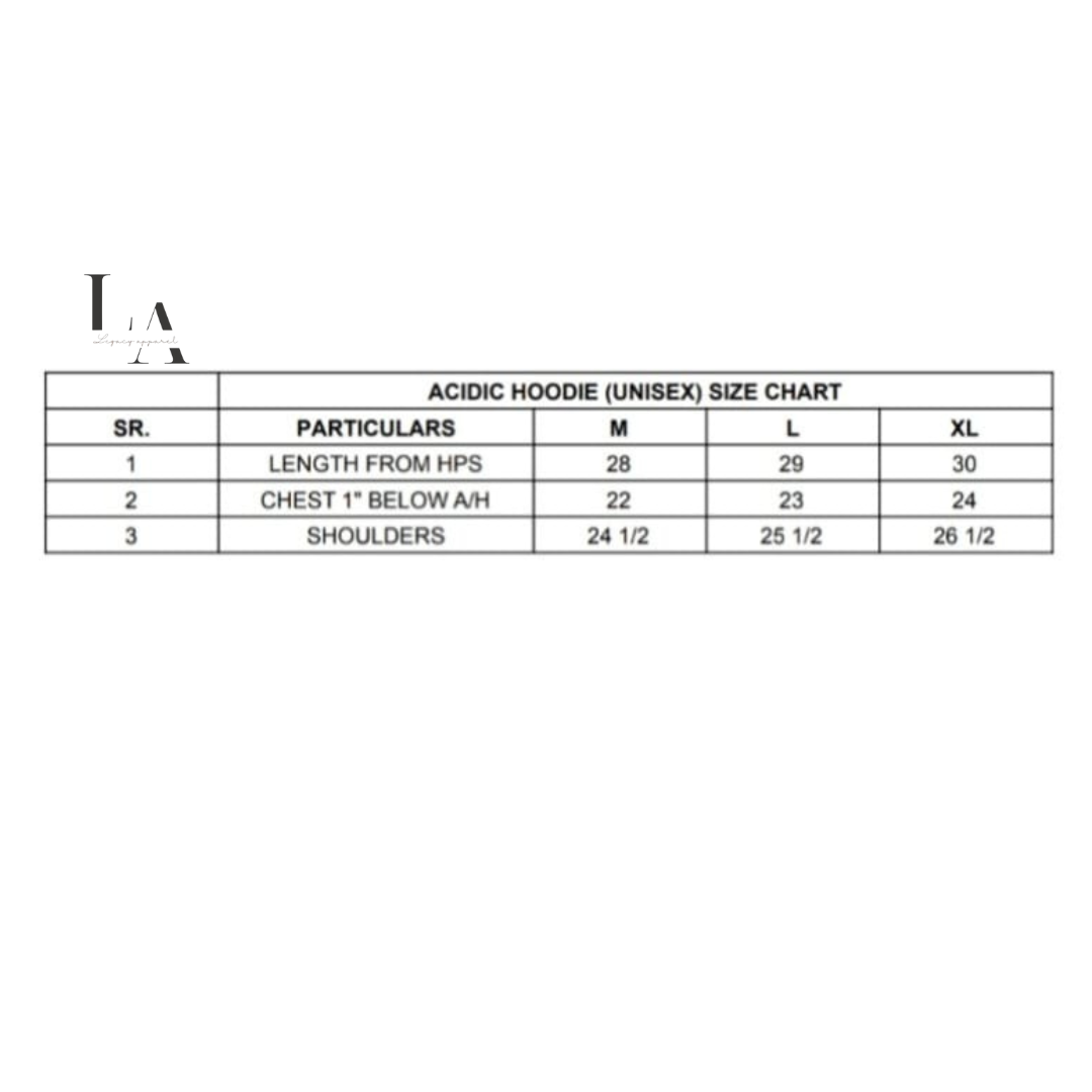 Acidic Hoodie Black (Unisex) For Men & Women