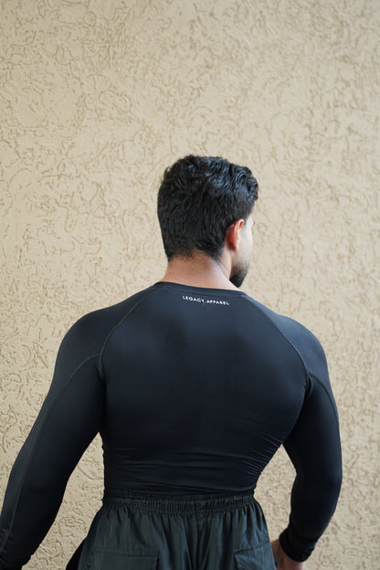 Legacy Pro compression Long  Sleeve Matte Black
