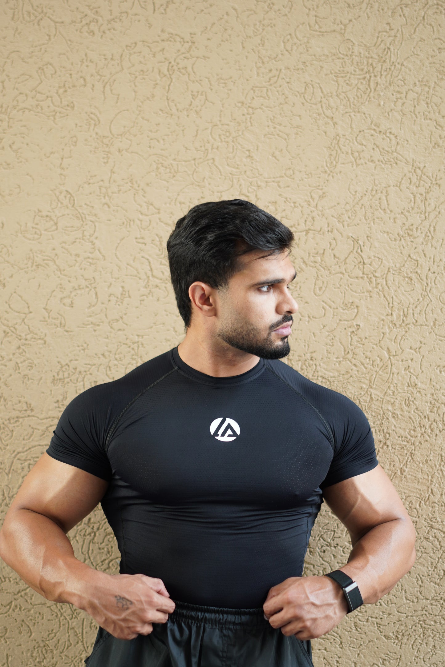 Legacy Pro compression Half Sleeve Matte Black