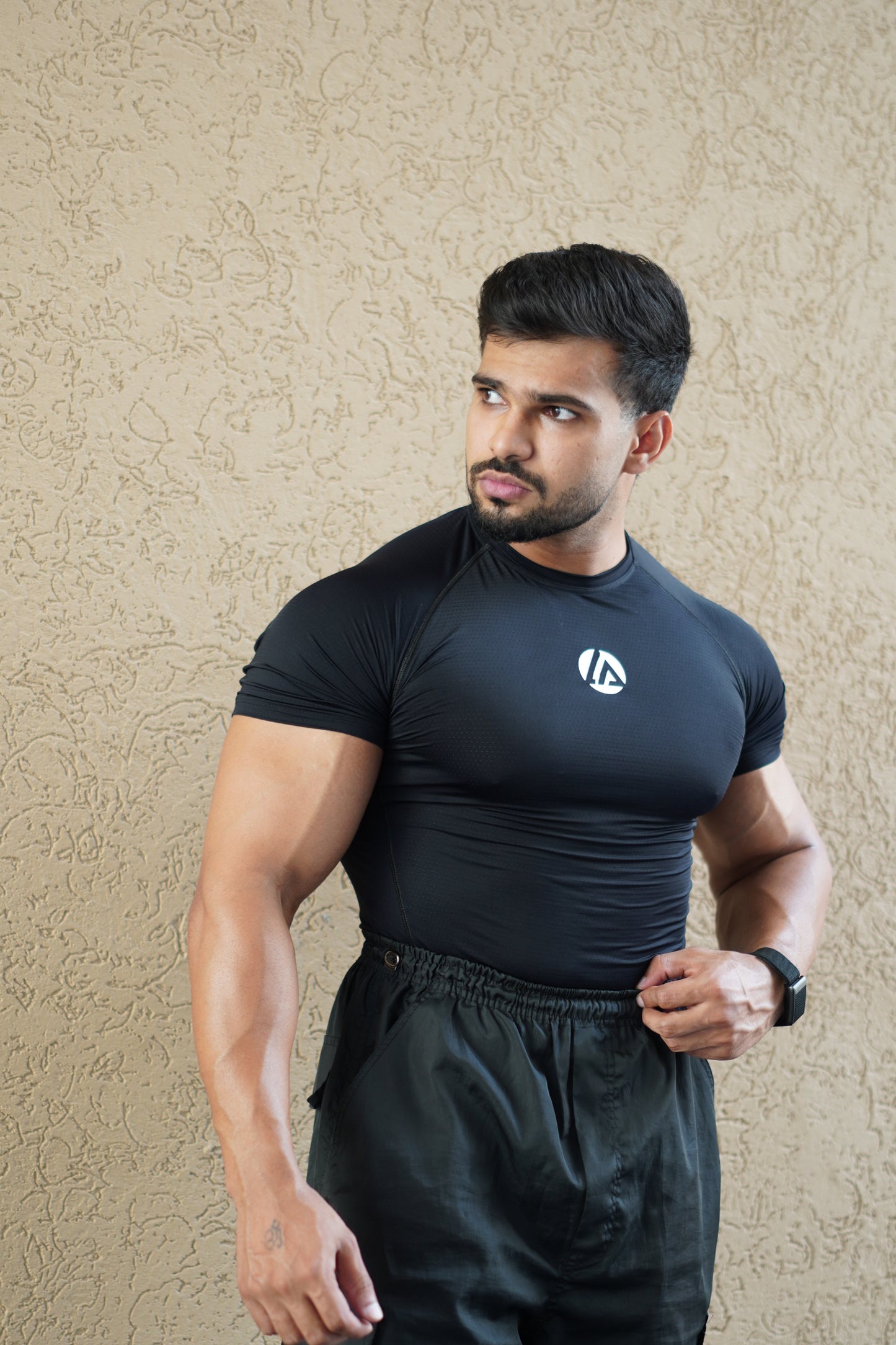 Legacy Pro compression Half Sleeve Matte Black