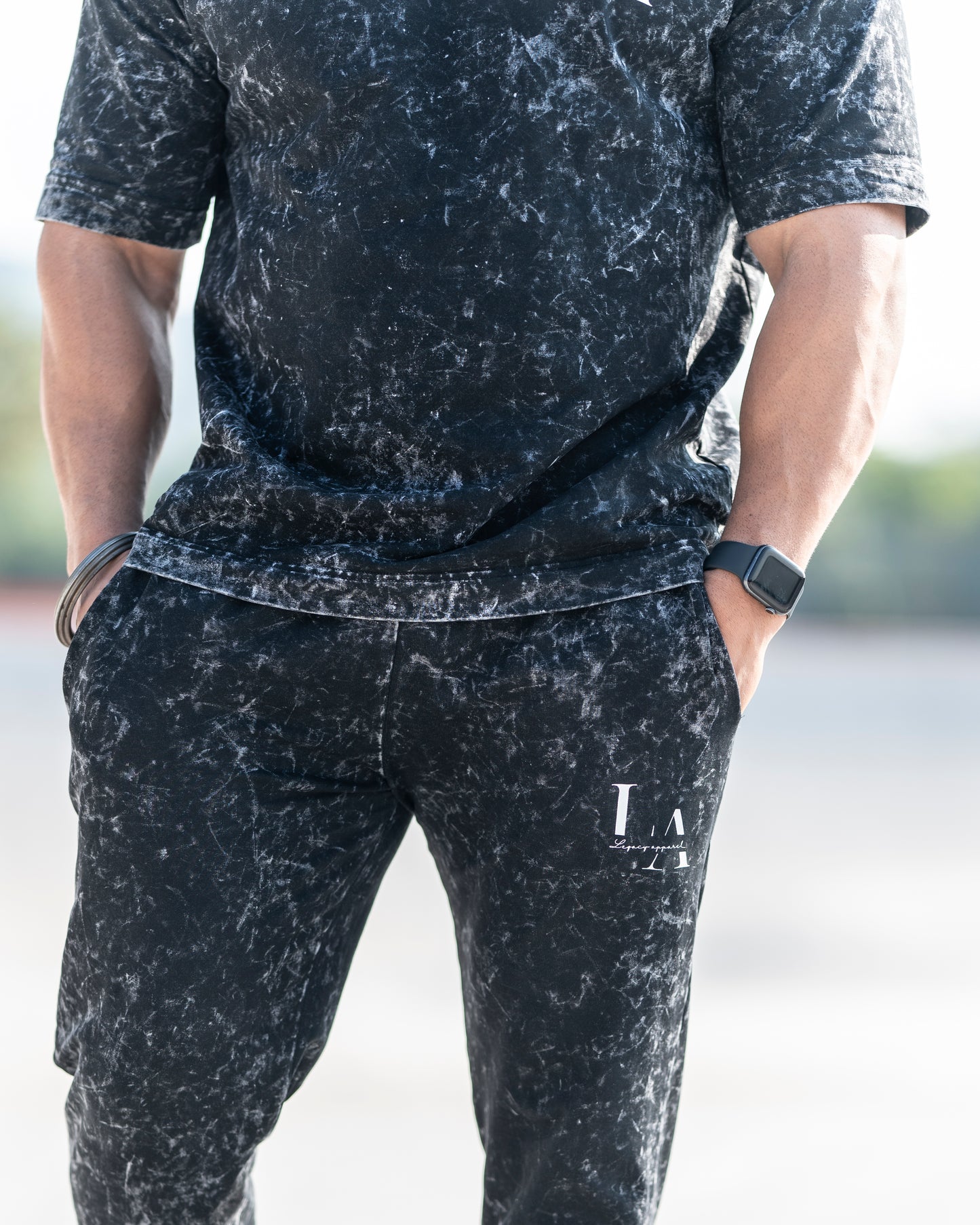 Combo Co-ord Set Mens (Acidic Black)