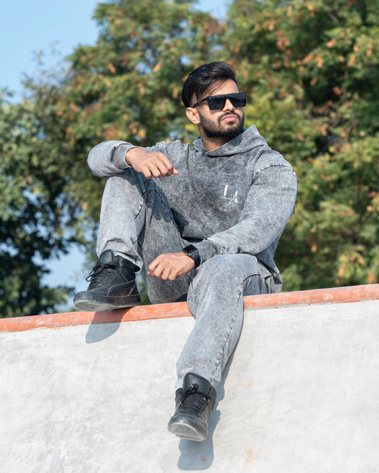 Combo Co-ord Set Mens (Acidic Grey)