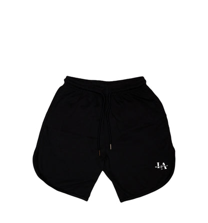 SUMMER SURVIVAL BLACK SHORTS